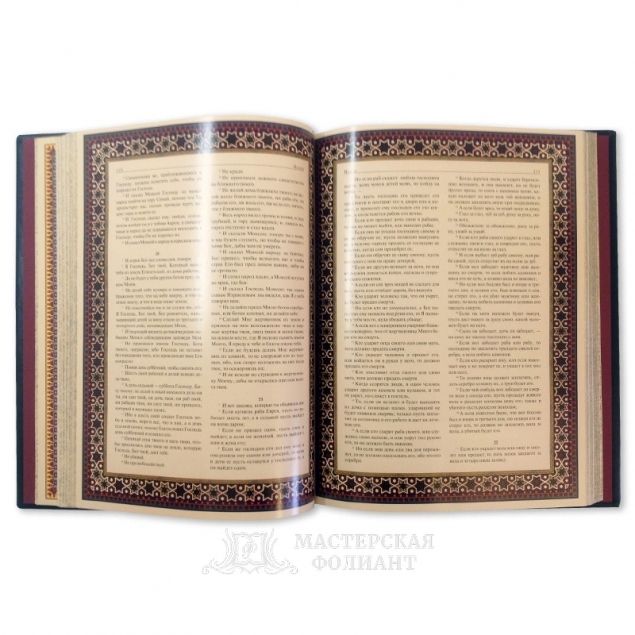 Иллюстрированная Библия. Пятикнижие Моисея, мелованные страницы