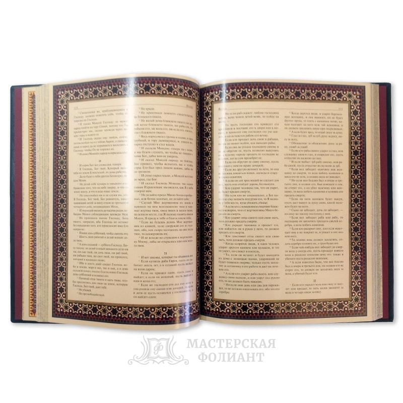 Иллюстрированная Библия. Пятикнижие Моисея, мелованные страницы