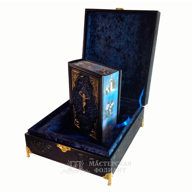 Коллекционное подарочное издание Библии с иллюстрациями Гюстава Доре в ларце-шкатулке, в кожаном переплете Коллекционное подарочное издание Библии с иллюстрациями Гюстава Доре в ларце-шкатулке, в кожаном переплете