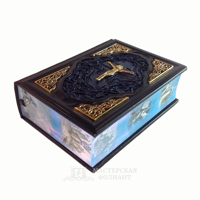 Подарочное издание Библии с иллюстрациями Гюстава Доре в кожаном переплете с трехсторонним художественным обрезом Подарочное издание Библии с иллюстрациями Гюстава Доре в кожаном переплете с трехсторонним художественным обрезом