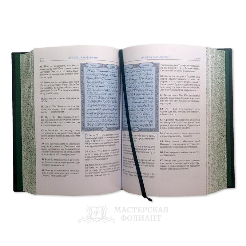 Подарочный Коран в переводе Эльмира Кулиева в раскрытом виде Подарочный Коран в переводе Эльмира Кулиева в раскрытом виде